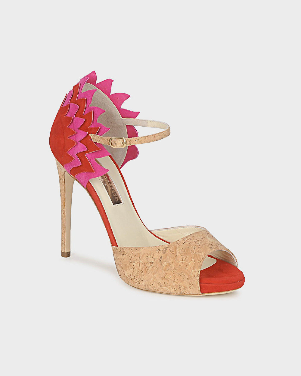 Sandalia ccrista no calcanhar