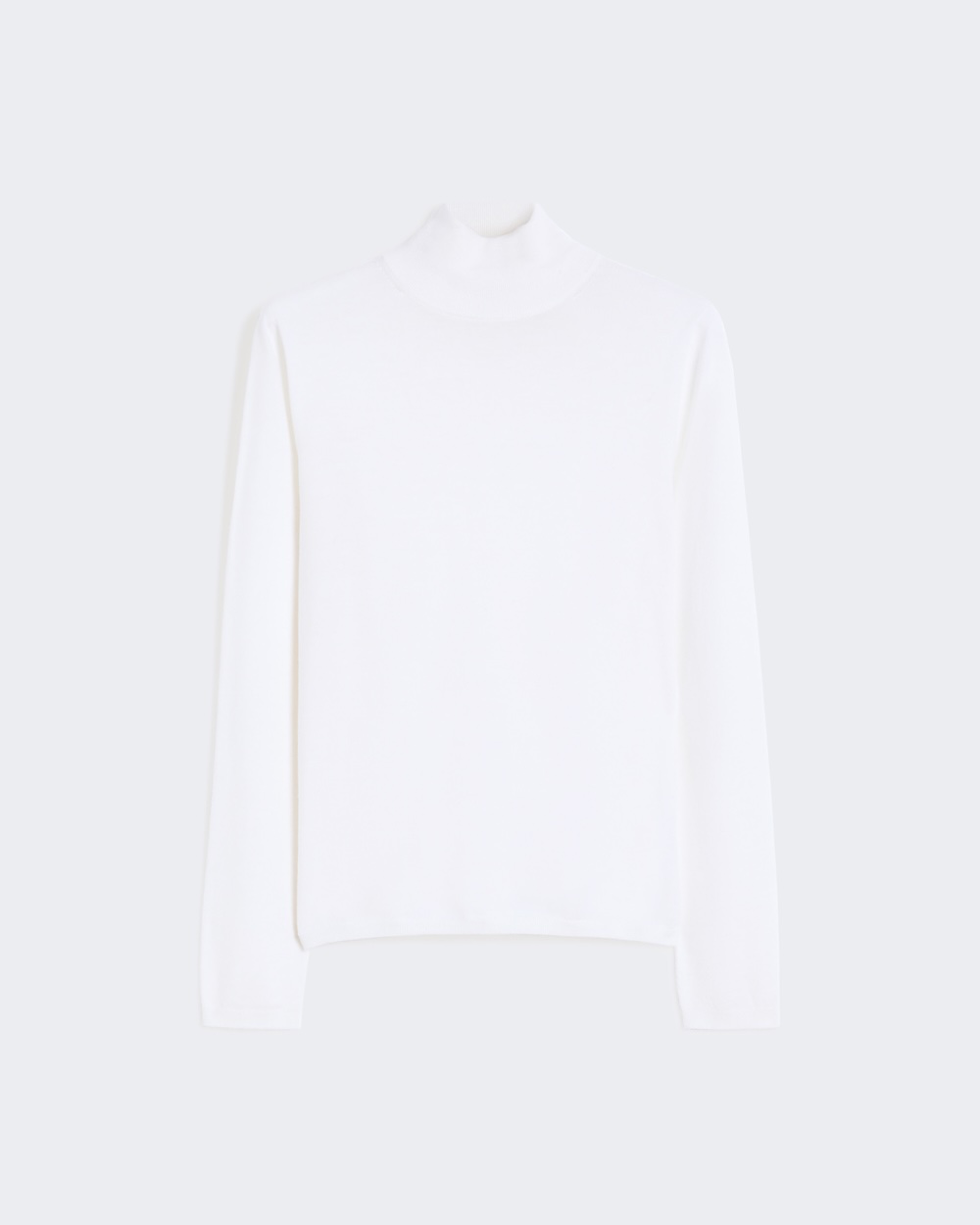 Camisola de gola alta em malha de caxemira