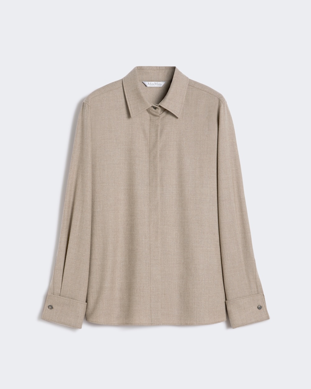 Camisa em caxemira foulé