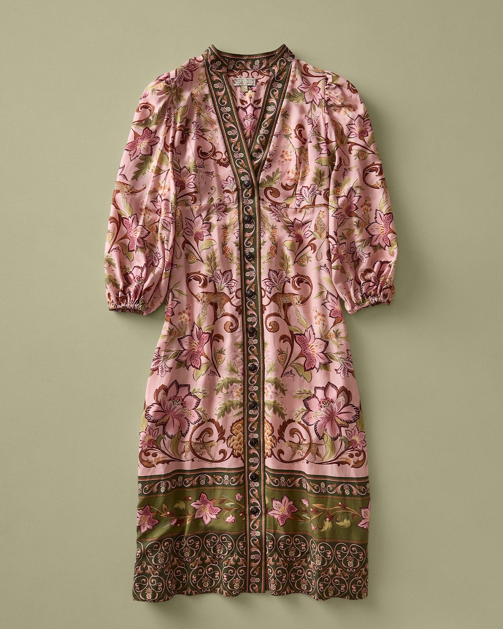 Vestido maxi Alice Barbour x FarmRio