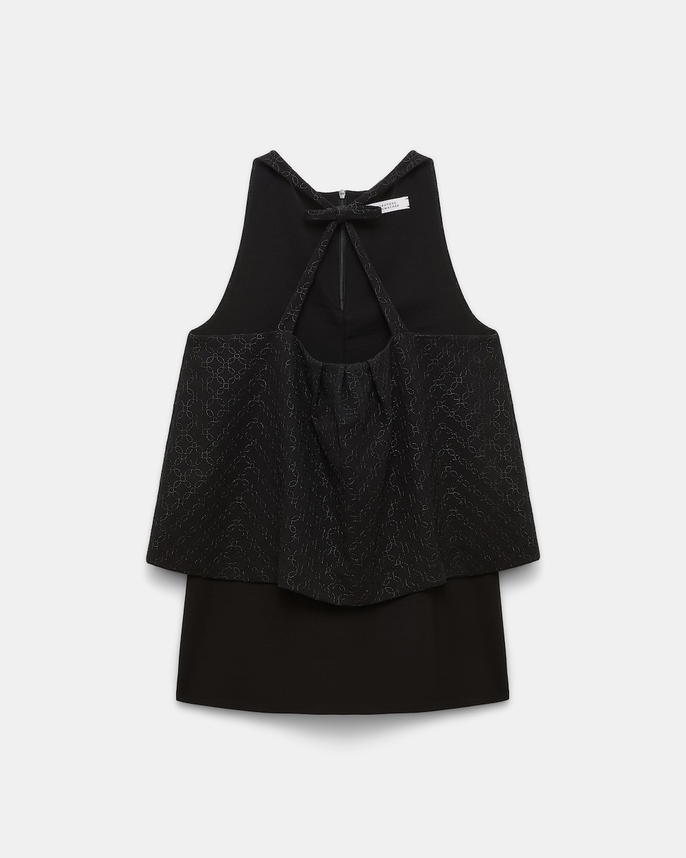 Tank top com bordados