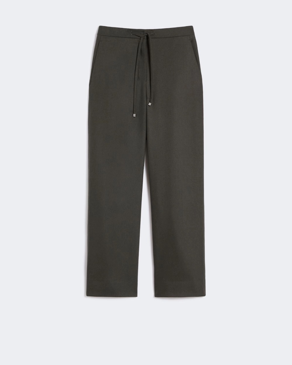 Calças jogging em flanela de lã