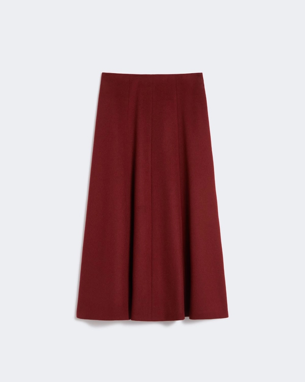 Saia flared em lã de camelo