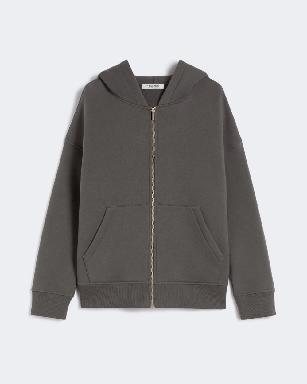 Casaco com capuz em jersey