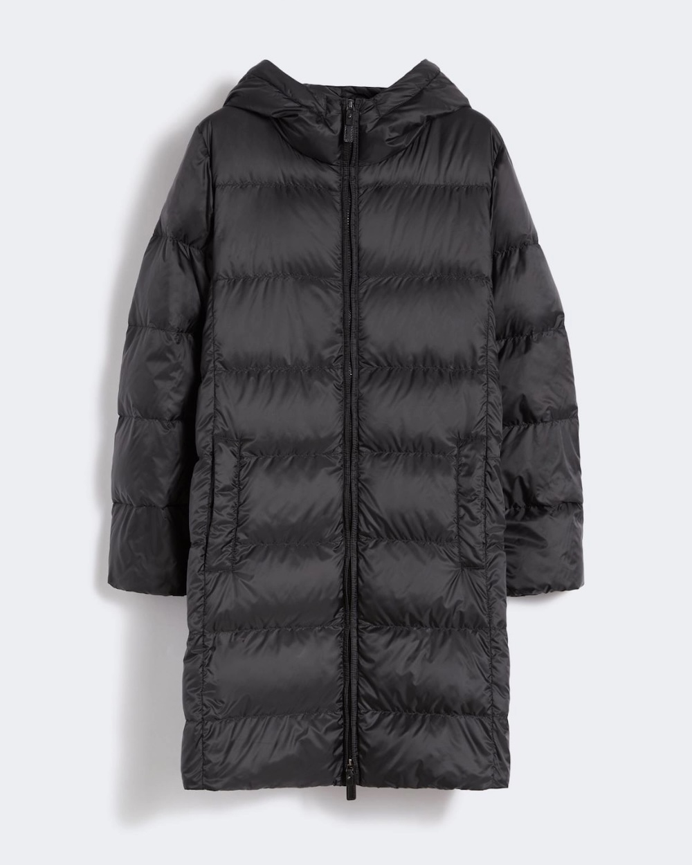 Parka midi em tecido técnico hidrorrepelente