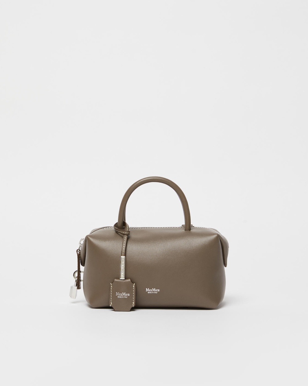 Carteira bowler pequena em couro