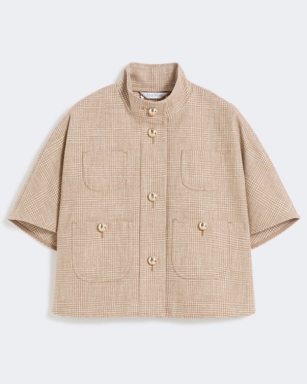 Capa em algodão com xadrez Glen