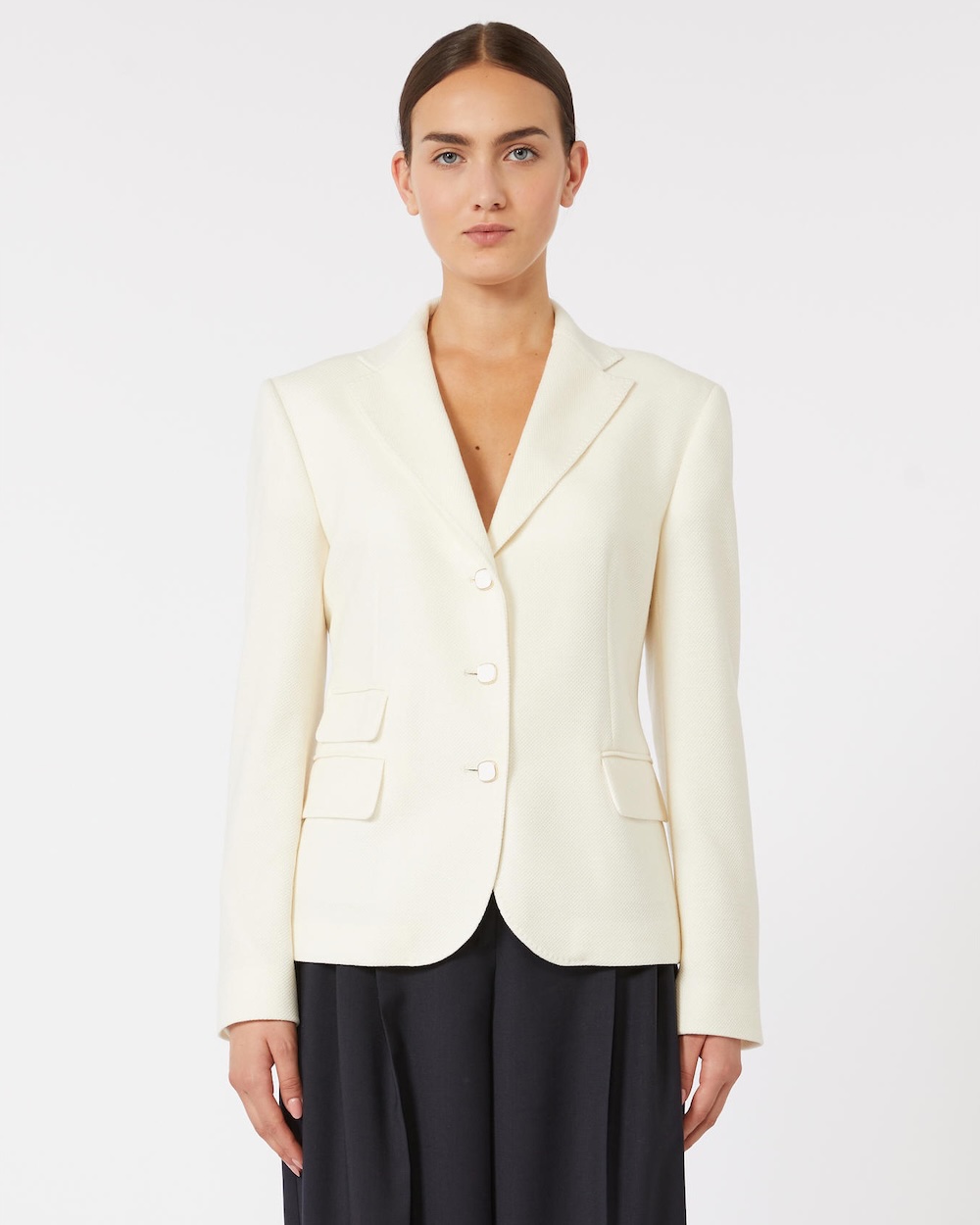 Casaco em jersey piqué