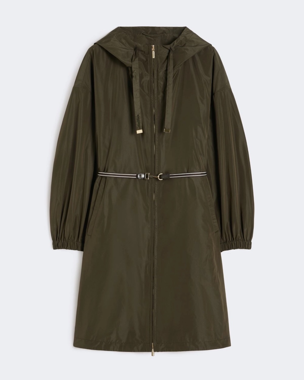 Parka em tafetá hidrorrepelente