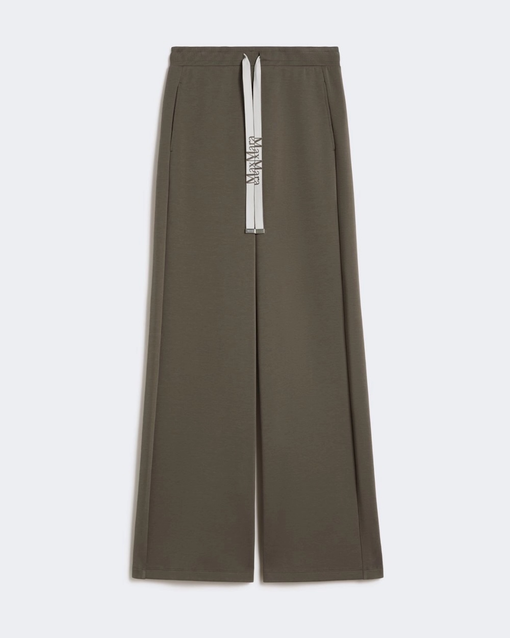 Calças largas em jersey