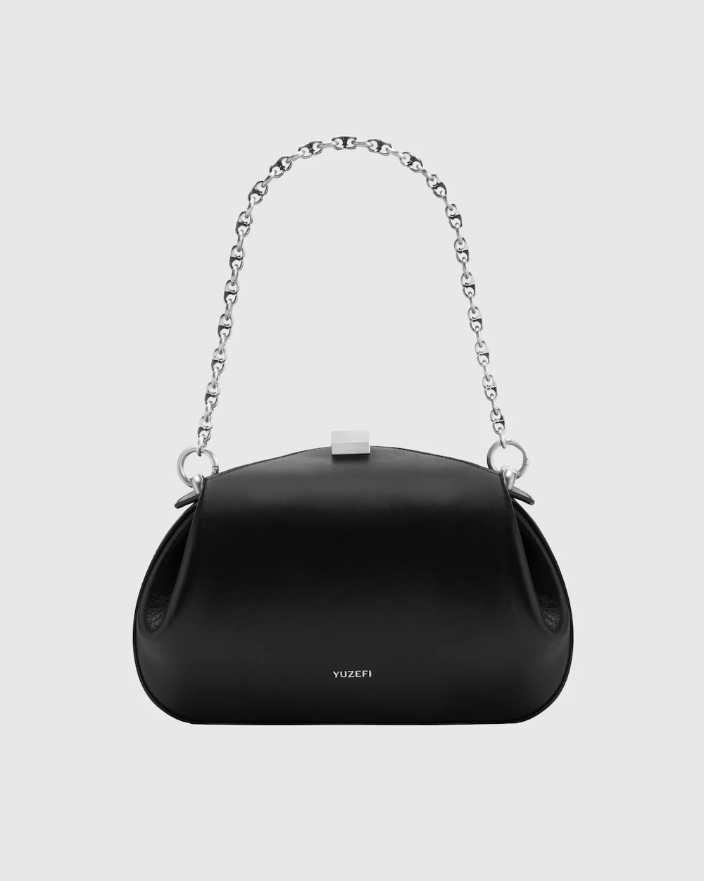 Carteira OYSTER CLUTCH MINI em pele lisa