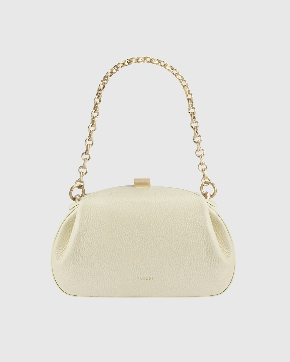 Carteira OYSTER CLUTCH MINI em pele granulada