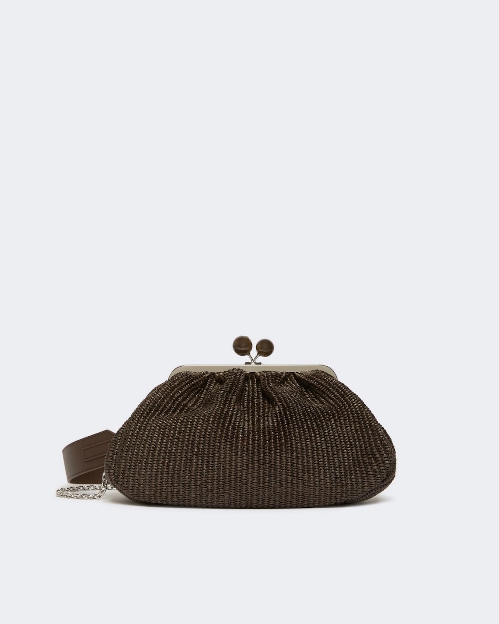 Carteira Pasticcino média efeito ráfia