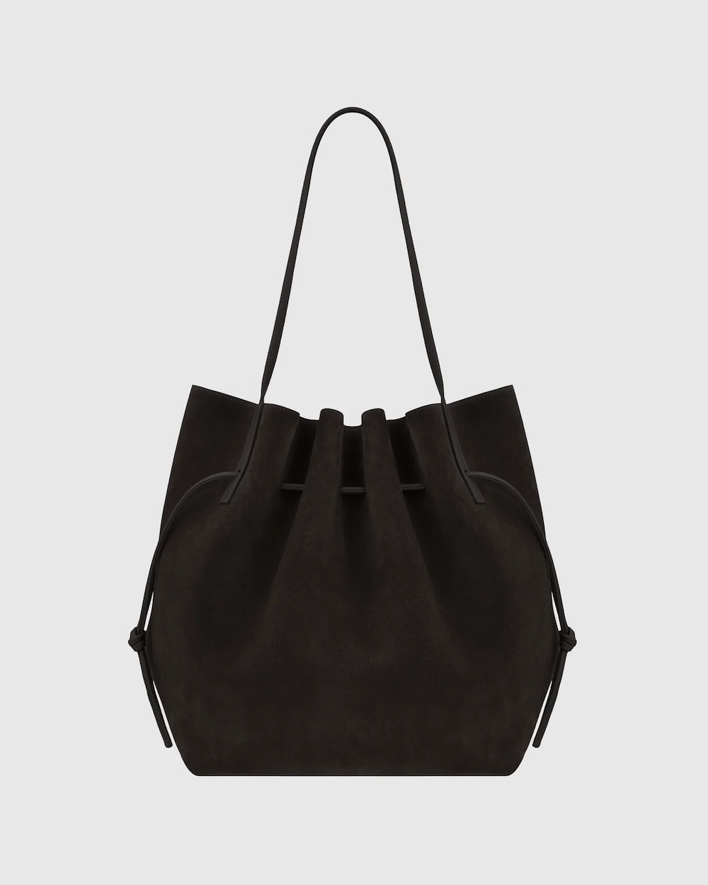 Tote SCALLOP em camurça