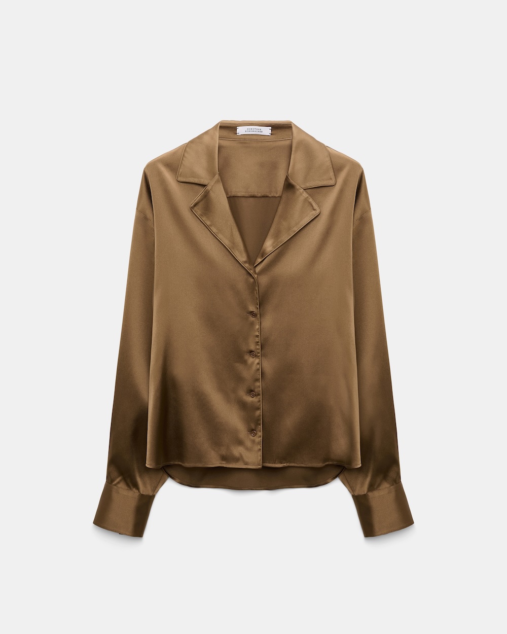 Blusa oversized em cetim