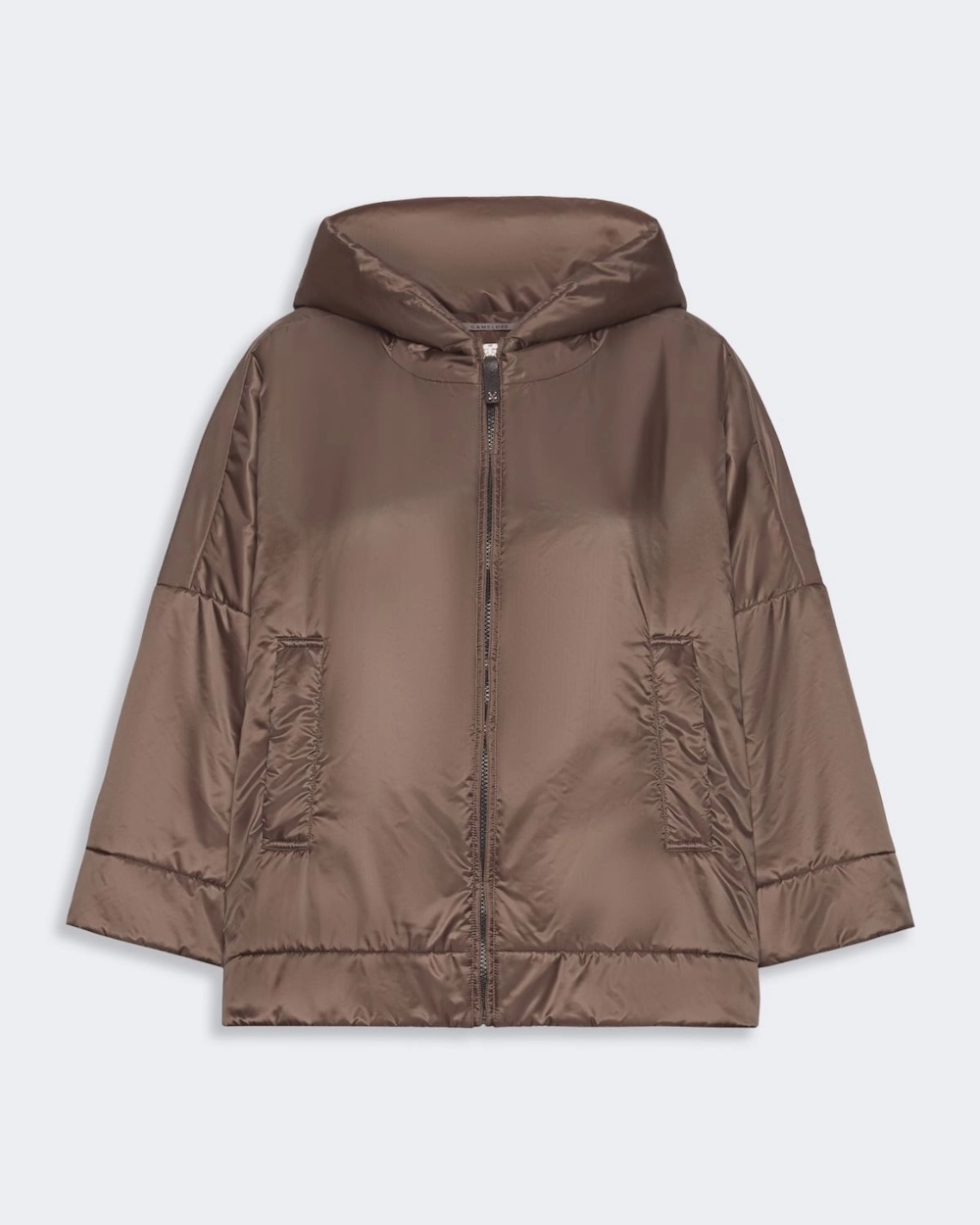 Parka oversized com capuz e enchimento Cameluxe