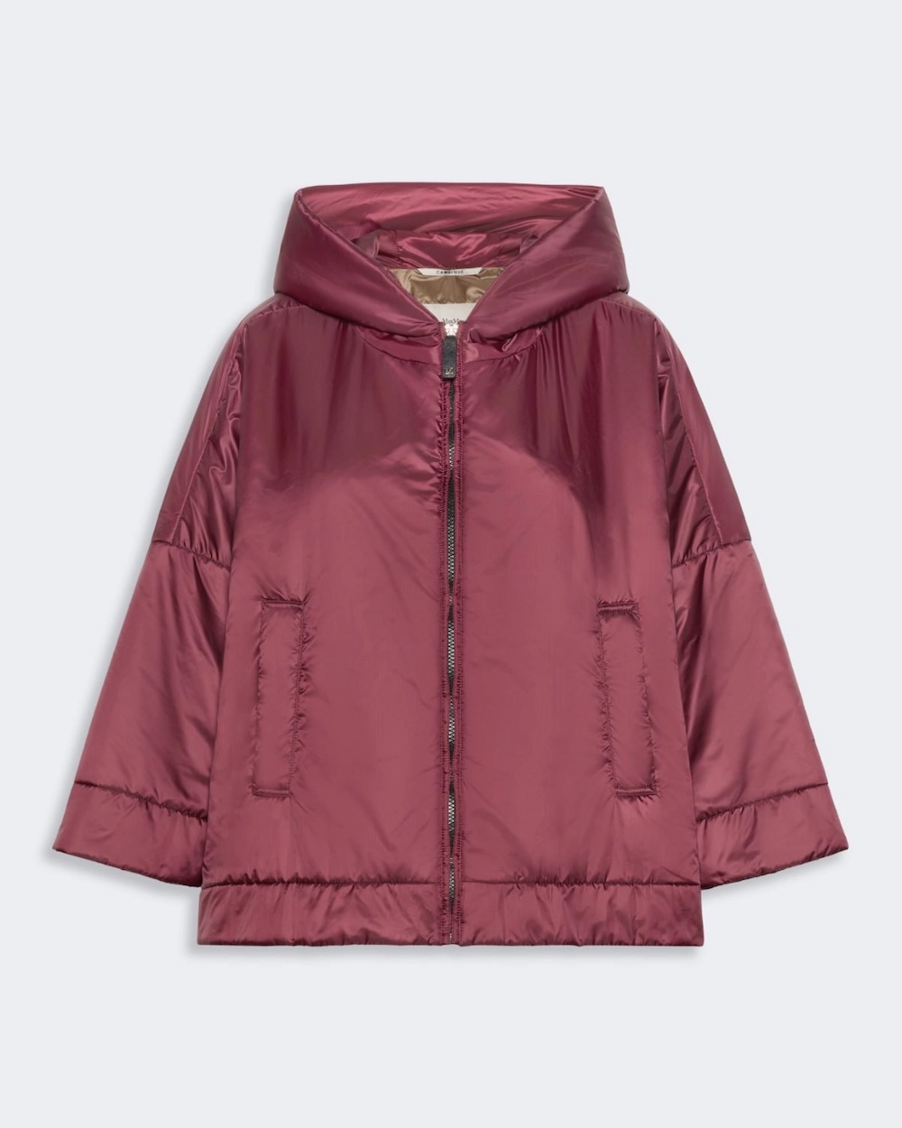 Parka oversized com capuz e enchimento Cameluxe